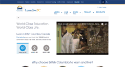 Desktop Screenshot of learnlivebc.ca